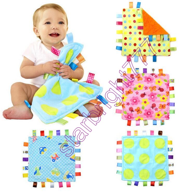 30*30cm Emotion Pacify Blanket Cartoon Colorful Baby Towel Swaddle Wrap Blanket Blankets Towelling Baby Baby Infant Blanket