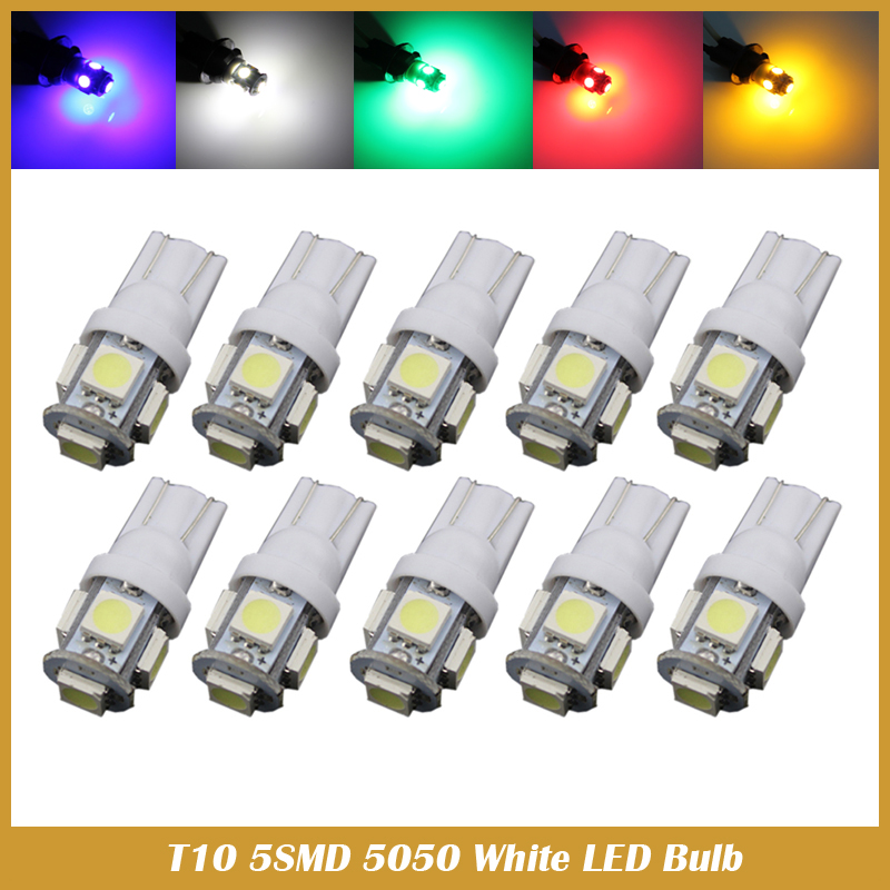 50PCS T10 LED W5W 5SMD 5050 194 car led light Wedge Lamp Bulbs Auto Tail Side Parking Dome Door Map lights 12V styling
50PCS T10 LED W5W 5SMD 5050 194 car led light Wedge Lamp Bulbs Auto Tail Side Parking Dome Door Map lights 12V styling