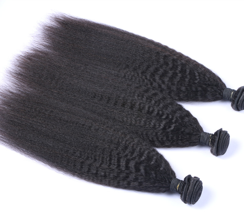 6A Hair Wholesale Price Top Quality Virgin Brazilian Black Kinky Straight 100% Human Hair 100G Per Piece Remy Hair Extension 100G Per Piece