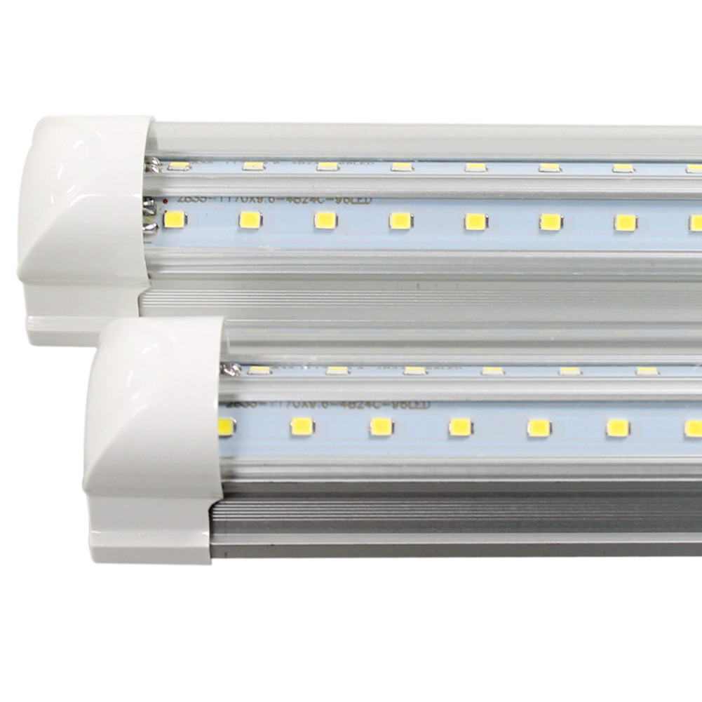 T8 8ft 72 Watt Integrated Tube Light V Shape LED Tube T8 4ft 5ft 6ft 8 ft Cooler Door Freezer LED Lighting