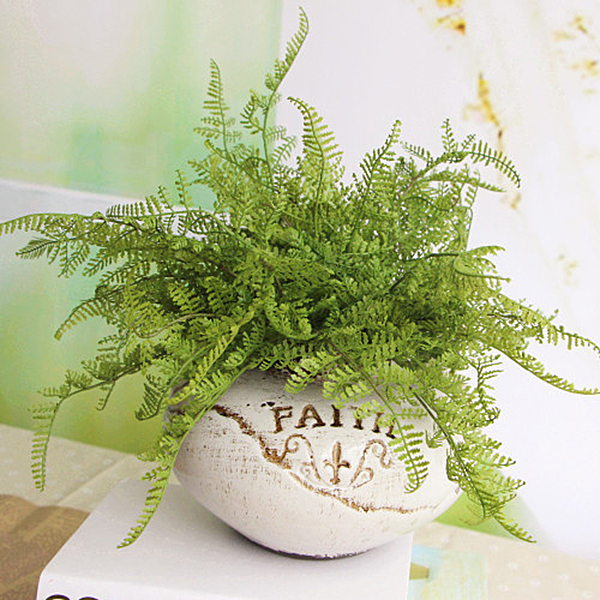 Beauty Fern Fake Plant Artificial Floral Leave Foliage Home Office Decoration Drop Shipping Bunches Wholesale