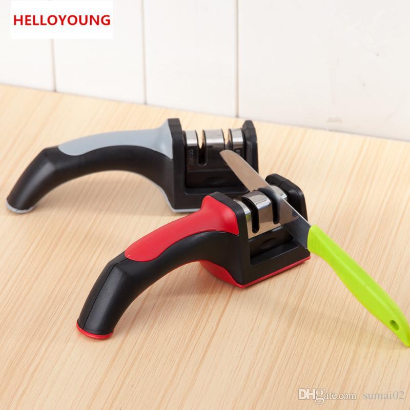 D128 New Two Stages Diamond Ceramic Kitchen Knife Sharpeners Sharpening Stone Sharpener Kitchen Knives Tools Knives Tools
D128 New Two Stages Diamond Ceramic Kitchen Knife Sharpeners Sharpening Stone Sharpener Kitchen Knives Tools Knives Tools
