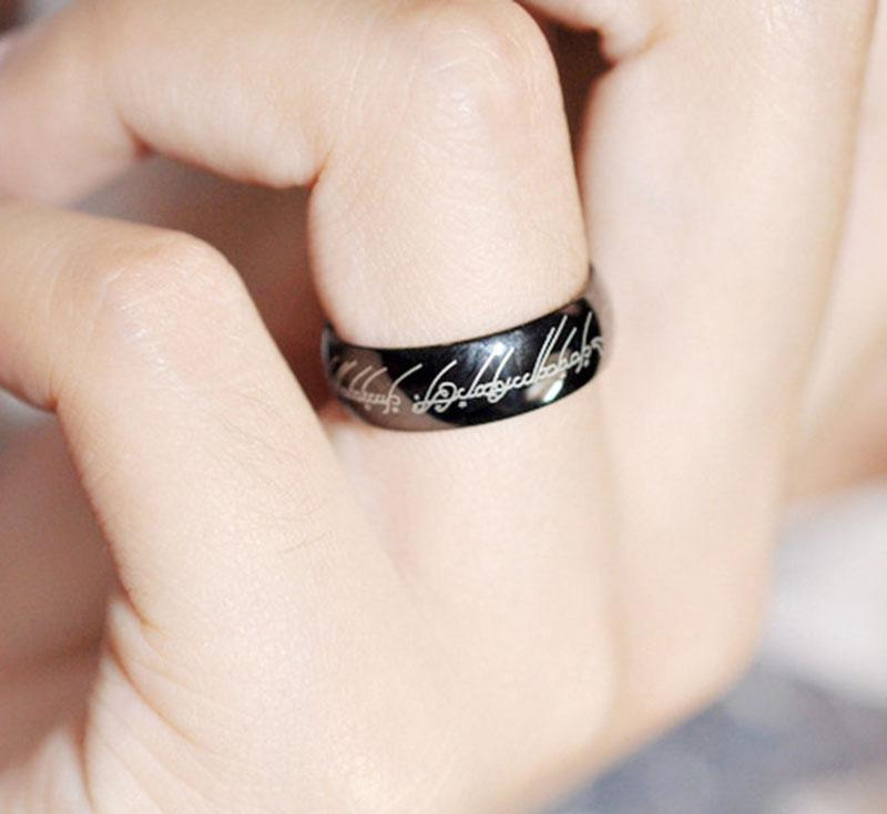 6MM Size 6 -13 Gold Plated Stainless Steel Hobbit And Lord of the Ring Band Wedding Engagement Cocktail Husband Father Gifts 17112905, Golden;silver
6MM Size 6 -13 Gold Plated Stainless Steel Hobbit And Lord of the Ring Band Wedding Engagement Cocktail Husband Father Gifts 17112905, Golden;silver