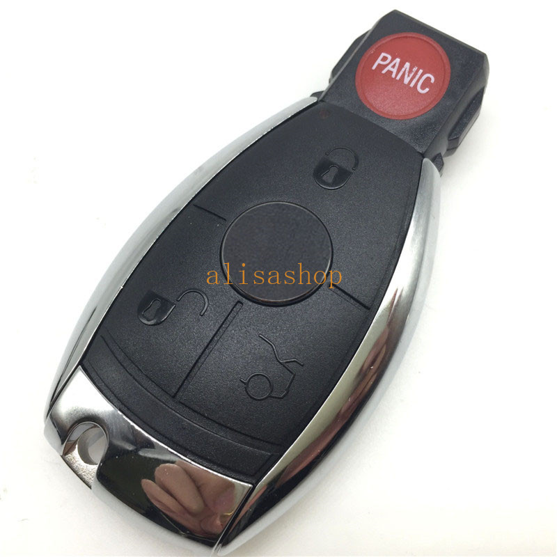 Replacements car key cover 3+1 buttons remote key case shell with blade for Mercedes Benz with logo (USA style), Black
Replacements car key cover 3+1 buttons remote key case shell with blade for Mercedes Benz with logo (USA style), Black