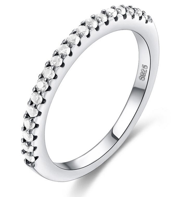 New Women Fashion Jewelry Victoria 925 Sterling Silver Multi Gemstones 5A Cubic Zirconia Women Wedding Band Ring For Lover's Gift