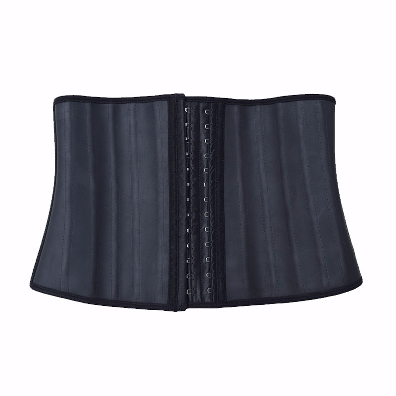 24.5cm 17-25 Steel bones Latex Corset Waist Control Corset and Bustier Underbust Waist Trainer Slimming Shaper Corselet 9047