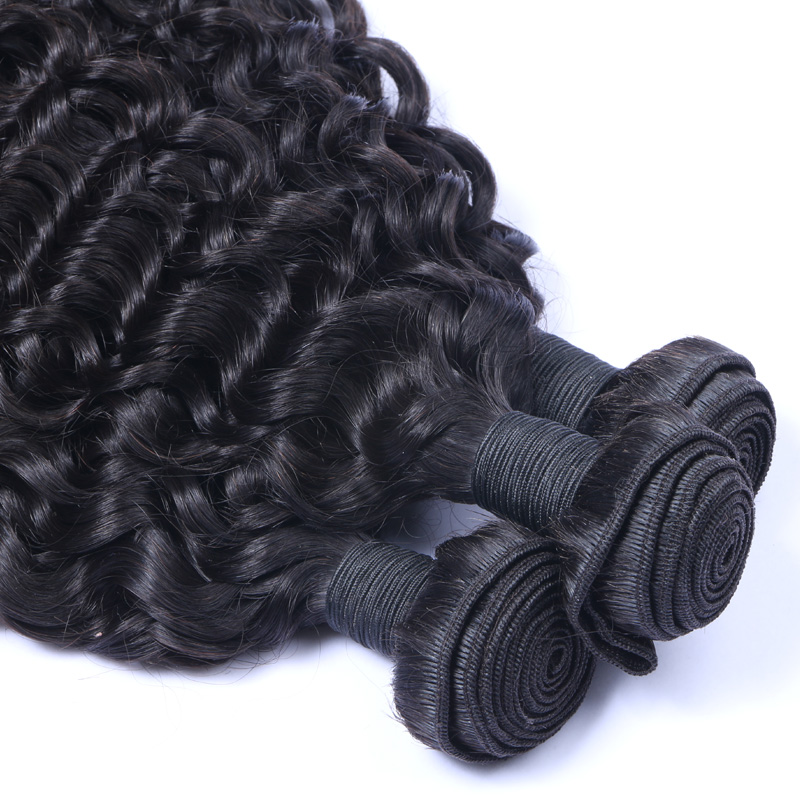 Afro Curly Brazilian Human Hair Weave Bundles Jerry Curl 100 Human Hair Extensions Double Drown Weft For Black Women