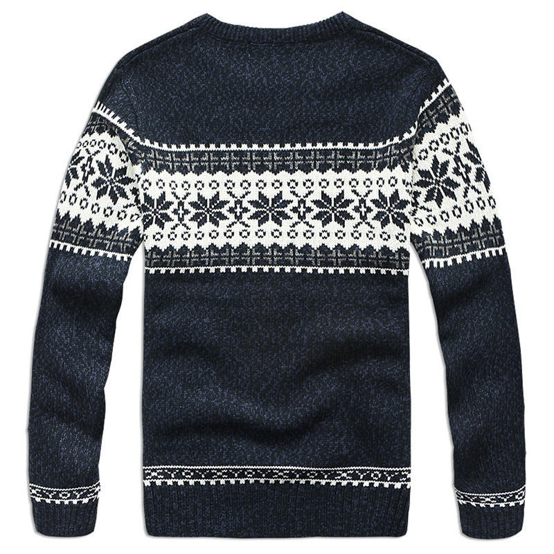 Wholesale- 70% Wool 3 Color Men Pullover Sweaters Winter Long Sleeve Casual Fashion Man Sweater Blue White Coffee A2990