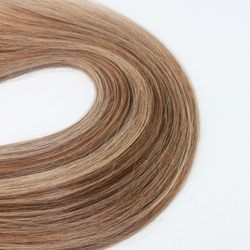 Balayage Color 4/27 Remy Hair Straight High Quality Best Selling PU Tape Hair 100G Per Bundle In Stock