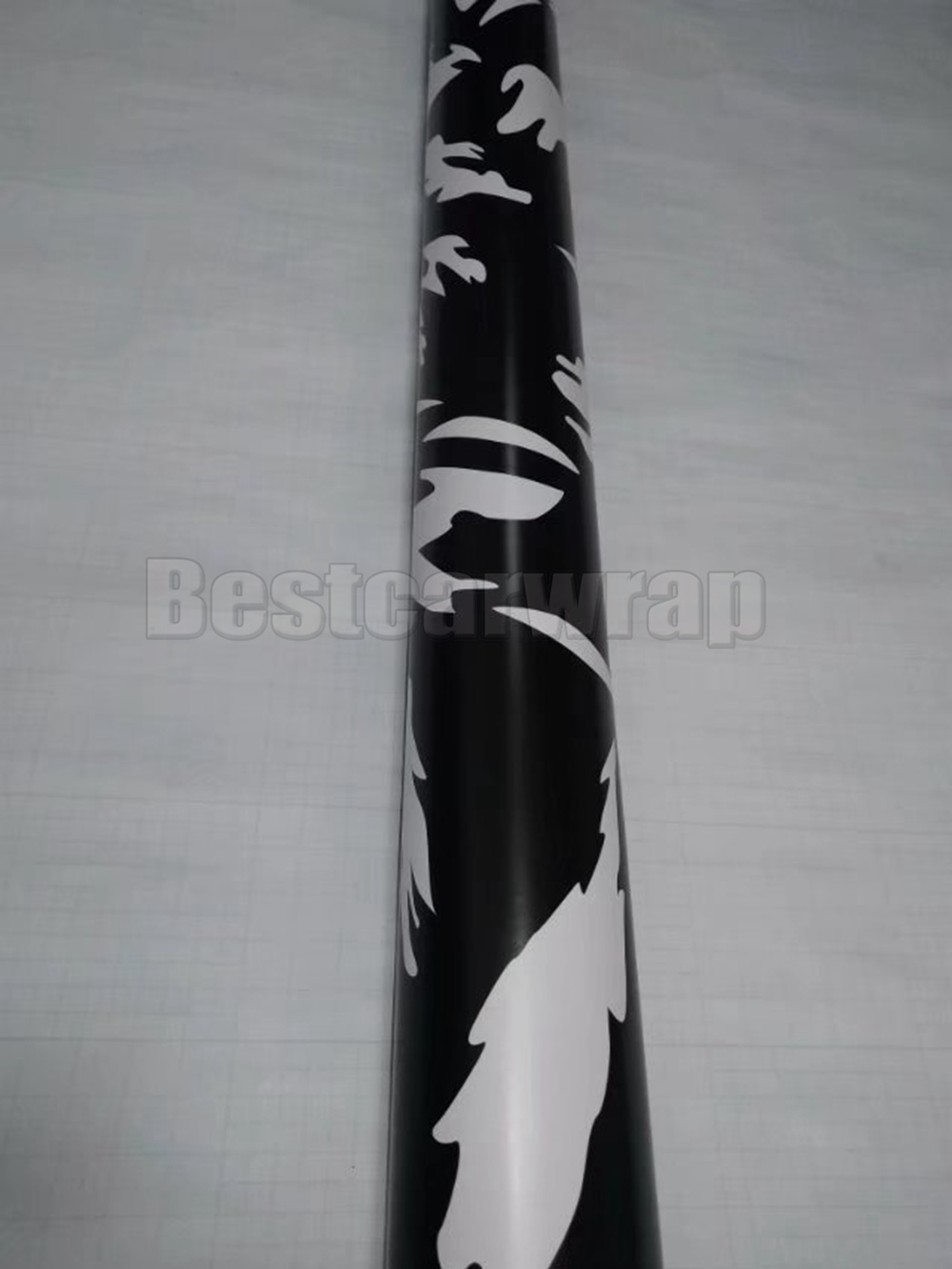 Black White Big Camoufalge Vinyl For Car Wrap With Air Release / air bubble free CAMO film for Truck boat graphics coating 1.52X30M (5x98ft)