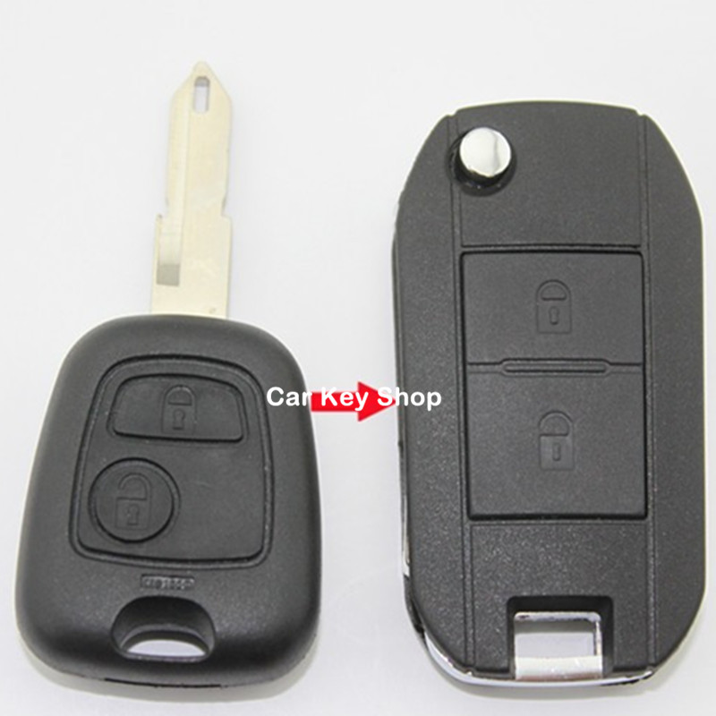 Modified Folding Flip Remote Key Shell 2 Buttons For Peugeot 206 207 Citroen C2 Replacement car key case, Black
Modified Folding Flip Remote Key Shell 2 Buttons For Peugeot 206 207 Citroen C2 Replacement car key case, Black