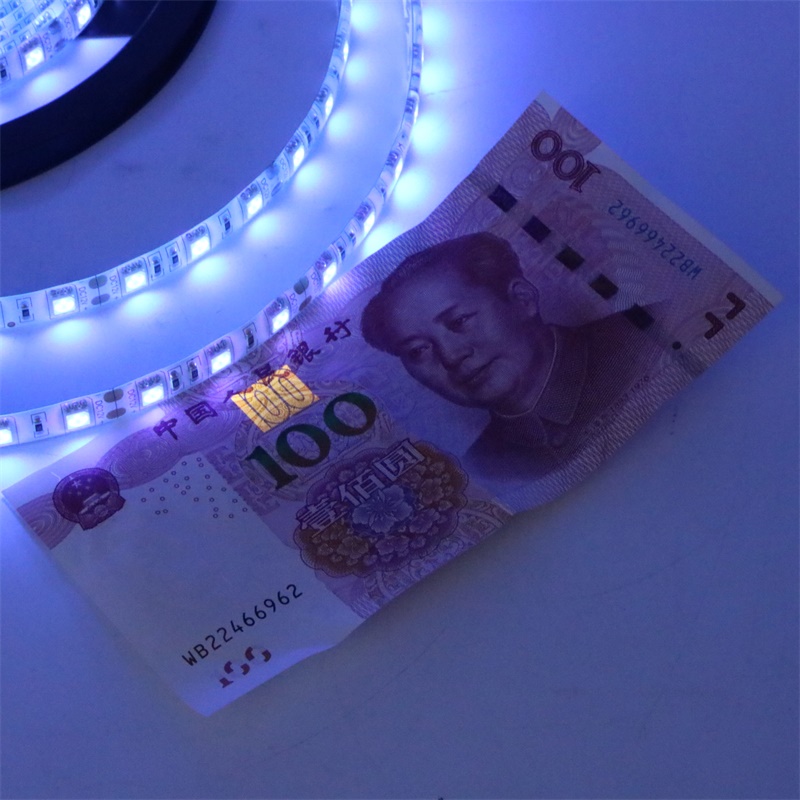 5M UV Ultraviolet Led Strip Light DC12V 5050 300Leds 60led/m UV Purple Waterproof IP65 LED Tap Ribbon String Light
5M UV Ultraviolet Led Strip Light DC12V 5050 300Leds 60led/m UV Purple Waterproof IP65 LED Tap Ribbon String Light