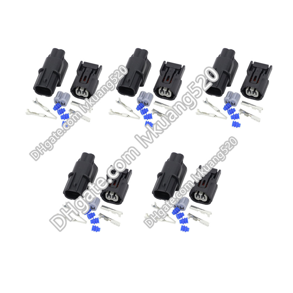 5 Sets 2 Pin Male and Female Connector with Terminal Waterproof Connector DJ70210-1-11/21 
5 Sets 2 Pin Male and Female Connector with Terminal Waterproof Connector DJ70210-1-11/21