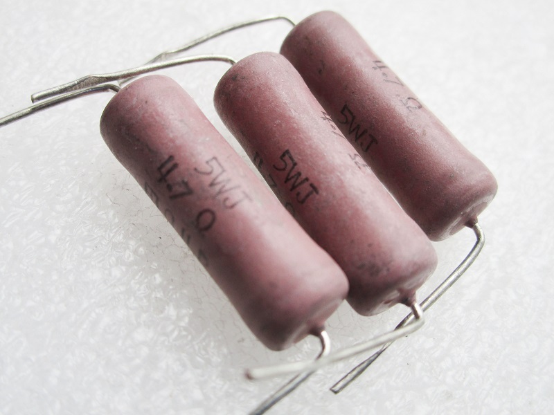 Japan FUKUSHIMA metal film resistors 5W4.7R fever audio amplifier element