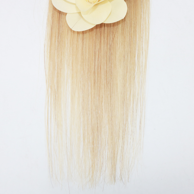 Remy Hair Extensions Human Hair U Tip Keratin Bonds Piano Color #16 with #22 Nail Tip Extensions 2.5g Per Stands