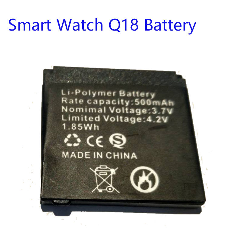 2017 new Original 500mAh Battery Smart Watch wristwatch phonewatch Q18 Backup replacement charging battery for Q18
2017 new Original 500mAh Battery Smart Watch wristwatch phonewatch Q18 Backup replacement charging battery for Q18