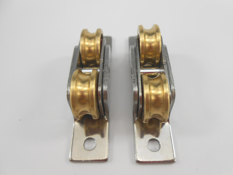 Furniture Caster Plastic Steel Sliding Door Pulley Cabinet Wardrobe Wheel Window Roller Household Hardware Part