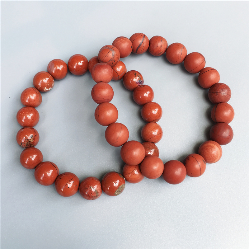 10mm red jasper beads bracelet,Elastic bracelet ,gemstone bracelet ,bead bracelet,matte or polished stone beads
