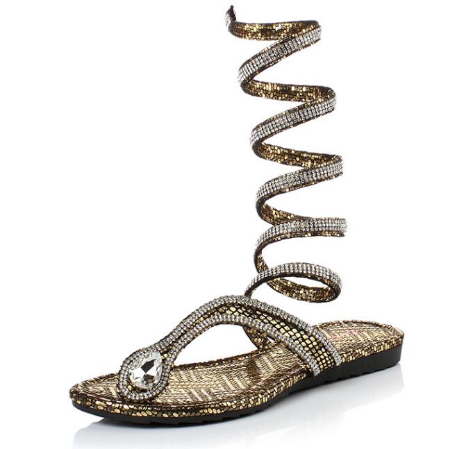 New 2017 Shoes Women Sandals Sexy Gladiator Flip Flops Casual Flat Designer Top Quality Sandals Size 4-9, Silver
New 2017 Shoes Women Sandals Sexy Gladiator Flip Flops Casual Flat Designer Top Quality Sandals Size 4-9, Silver