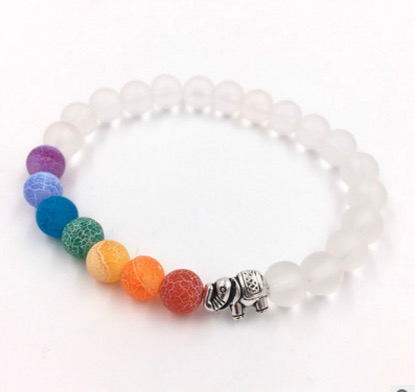 Muti-color Design Mens Bracelets Black Lava 7 Chakra Healing Balance Beads Bracelet For Men Women Chakra Natural Stone Strand Beaded