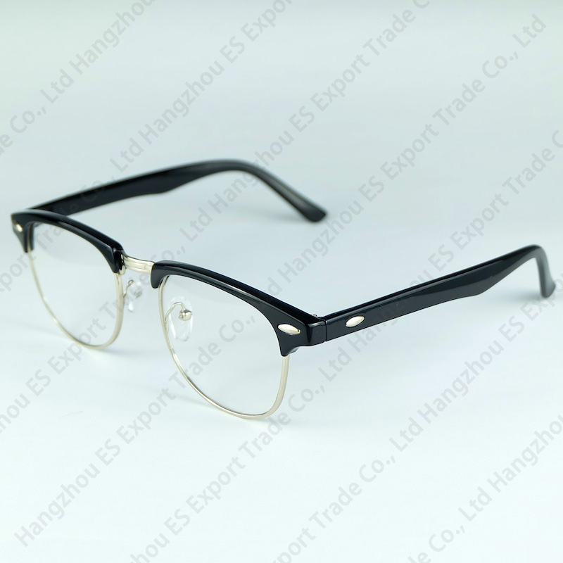 The Classical Half Rim Optical Frame Full Metal Frames With Plastic Movie Stars Favorite Fashion Eyewear No Brand Logo Glasses
