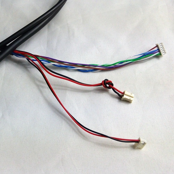 High Quality 2 Color CCTV IP Security Camera Module Circut Board PCB Cable Lines , Network RJ45 DC 12V Power Port Connector