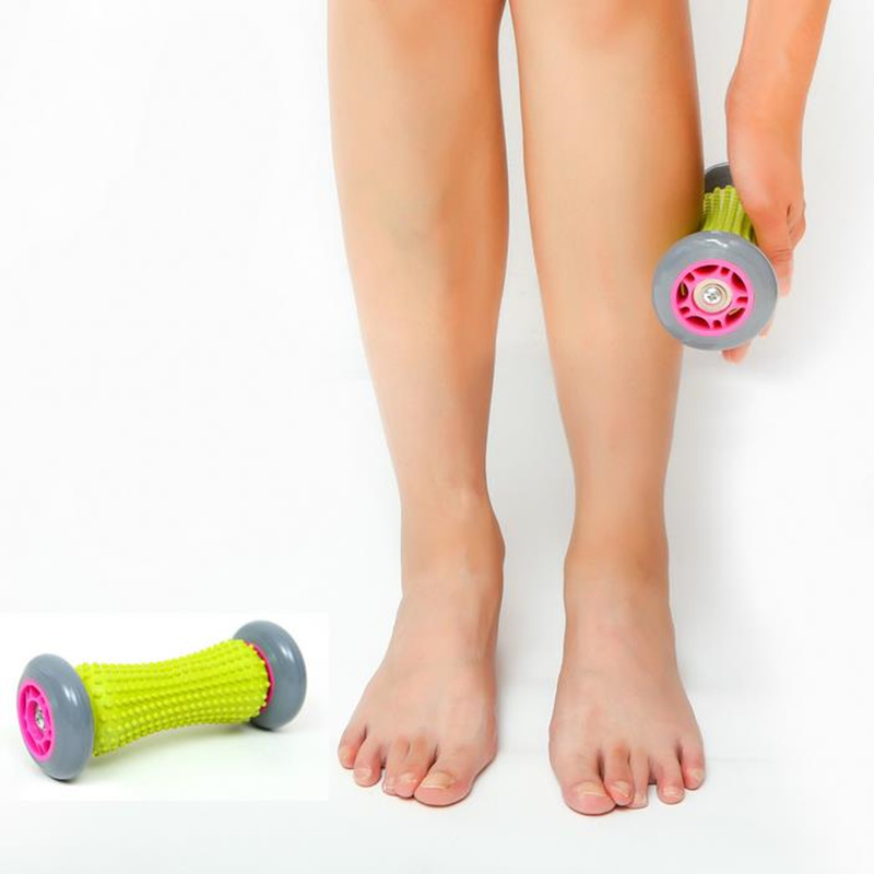 Travel Massager Foot Massage Tool Muscle Roller Wheel and Yoga massage health care wheel massager tool fast shipping F20171705