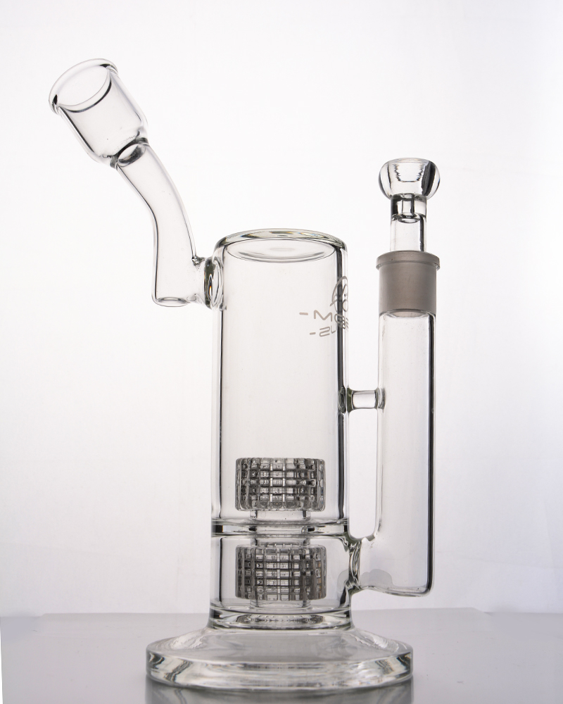Mobius design Glass bongs dab rig Double Stereo Matrix Perc water pipe with 18 mm joint
Mobius design Glass bongs dab rig Double Stereo Matrix Perc water pipe with 18 mm joint
