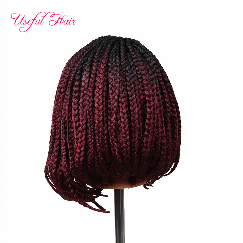14"24inch Synthetic Wigs Braided synthetic lace front wigs BOBo Lace Wig with Baby Hair Wigs for Black Women marley braids, Ombre color
14"24inch Synthetic Wigs Braided synthetic lace front wigs BOBo Lace Wig with Baby Hair Wigs for Black Women marley braids, Ombre color