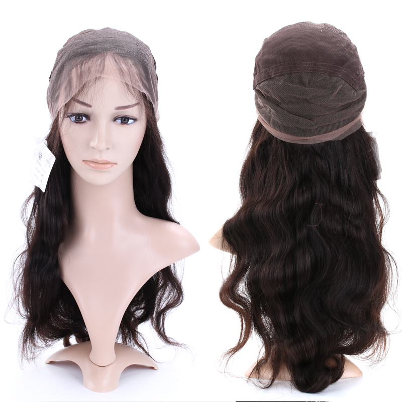 130 Density 150 Density Brazilian Human Virgin Hair Full Lace Wigs With Baby Hair Water Wavy Lace Front Wigs For Black Women