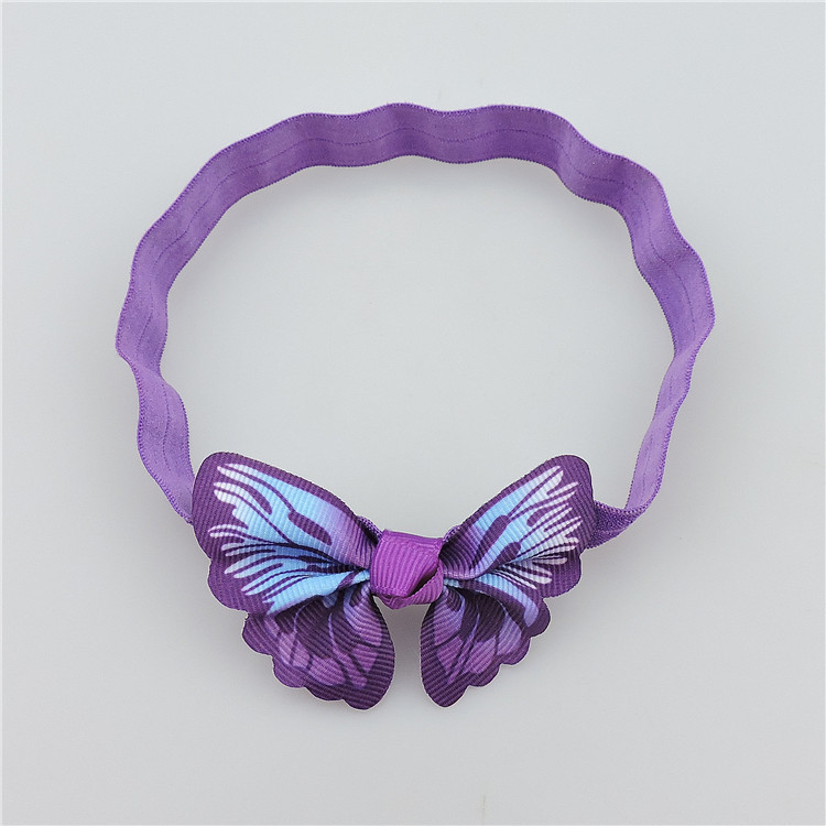 20pcs newest stretchy Hairbands hair Accessories with 3D simulation butterfly hair bows flowers headbands hair band SG8649