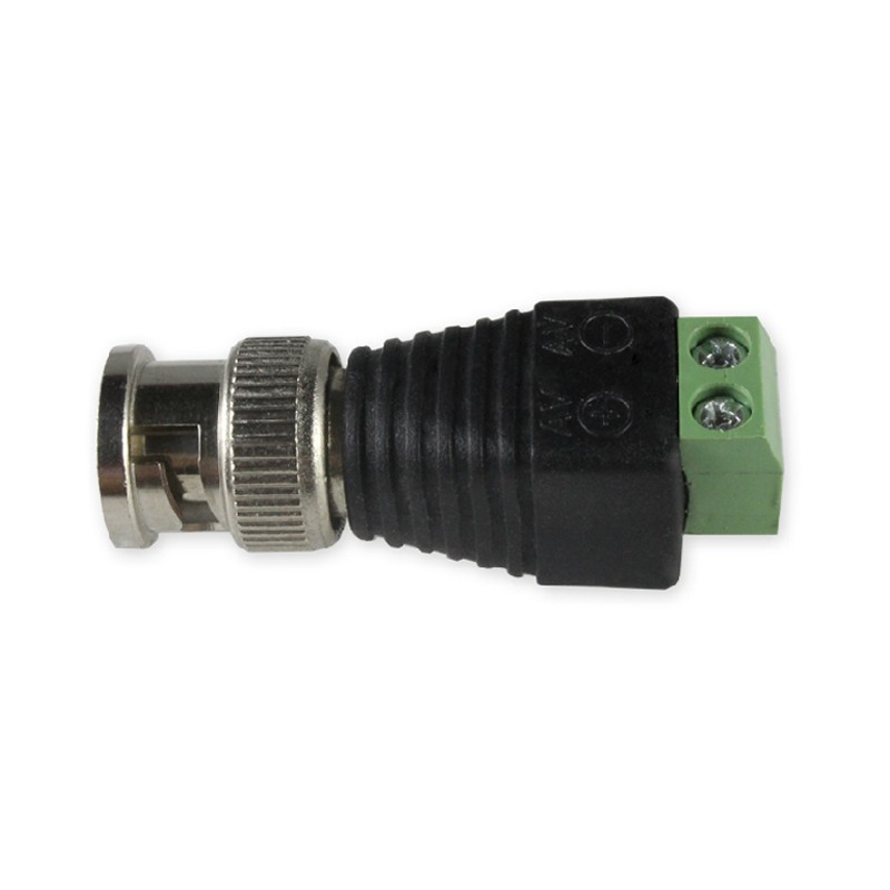 Coaxial Coax CAT5 BNC Male Connector for CCTV Camera Security System Surveillance Accessories New Arrival