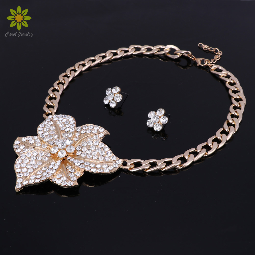 New Arrival Classic Big Flower Pendant Fashion Jewelry Sets Choker/Chunky Necklace Earrings For Lady Party Gift
New Arrival Classic Big Flower Pendant Fashion Jewelry Sets Choker/Chunky Necklace Earrings For Lady Party Gift