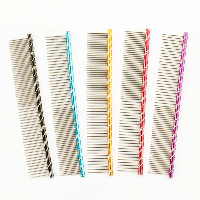 armipet Dog Pet Comb 6062003 Bright Multi-Colored Stripe Grooming Comb For Shaggy Cat Dogs Barber Grooming Tool Salon 5 Color, Blue
armipet Dog Pet Comb 6062003 Bright Multi-Colored Stripe Grooming Comb For Shaggy Cat Dogs Barber Grooming Tool Salon 5 Color, Blue