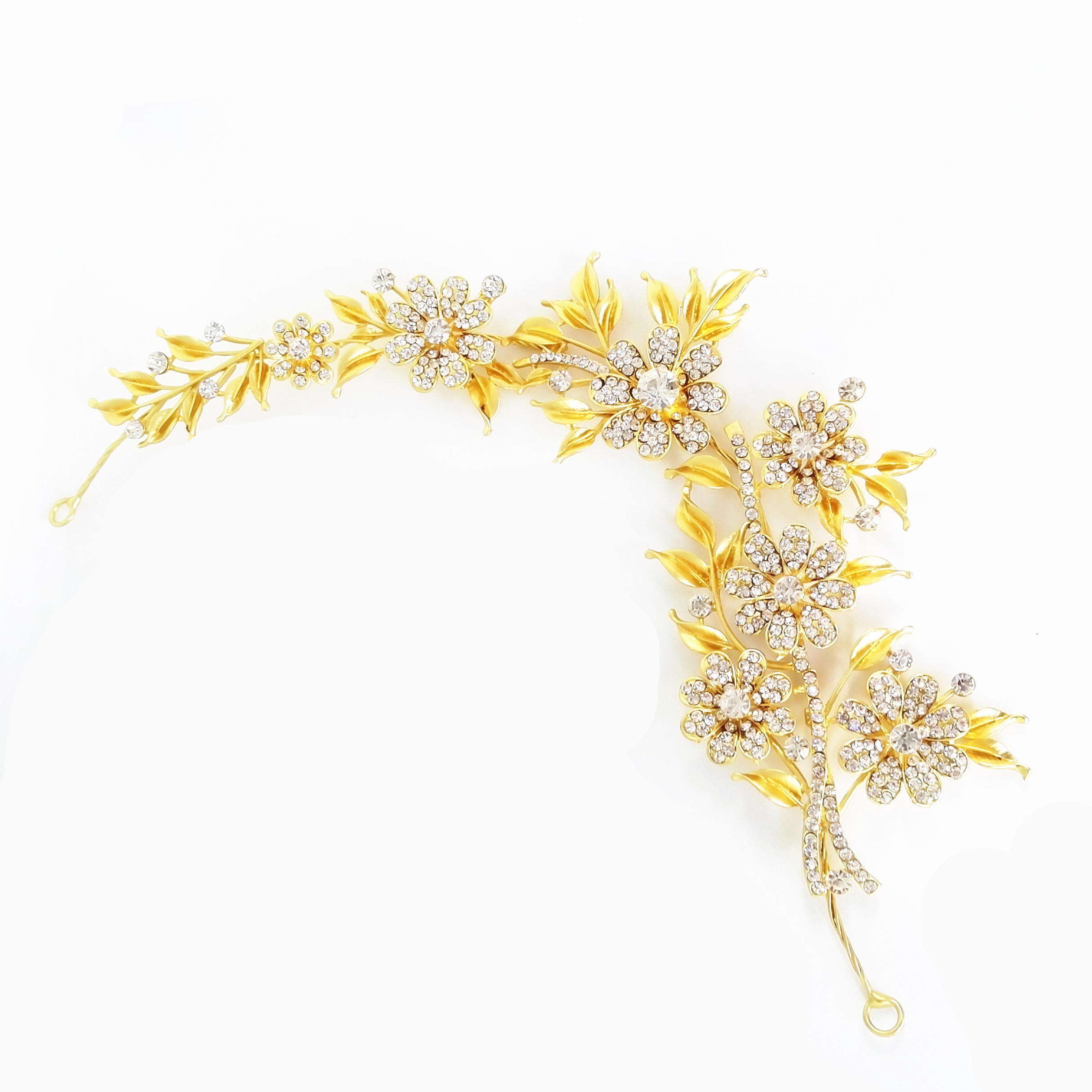 gold hair headbands for women rhinestone bridal hair accessories bridal headpieces crowns headpieces for wedding headdress accessories