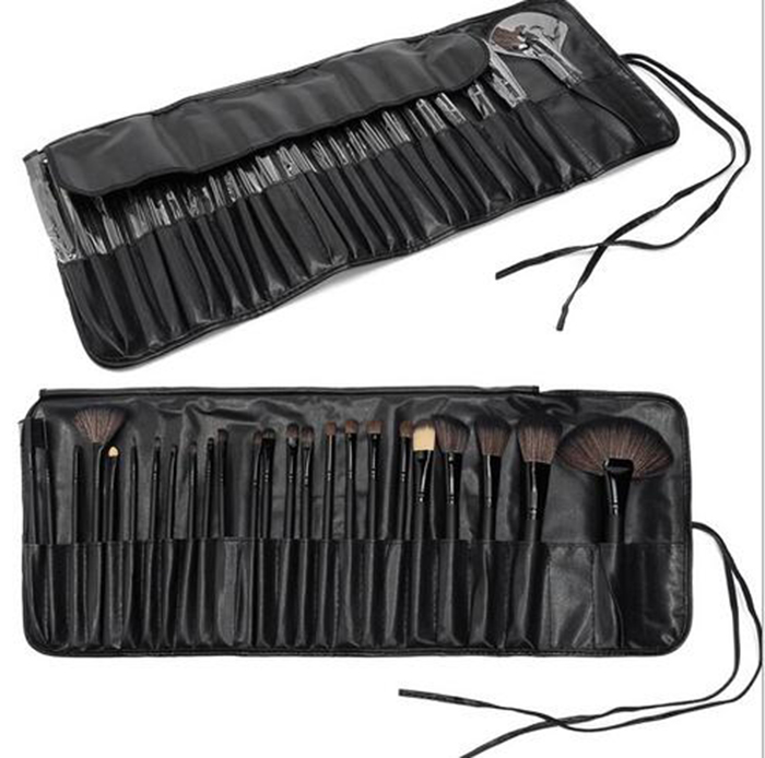 Professional Makeup Brushes 32pcs sets 24pc Portable Full Cosmetic Make up Brushes Tool Foundation Eyeshadow Lip brush with bag