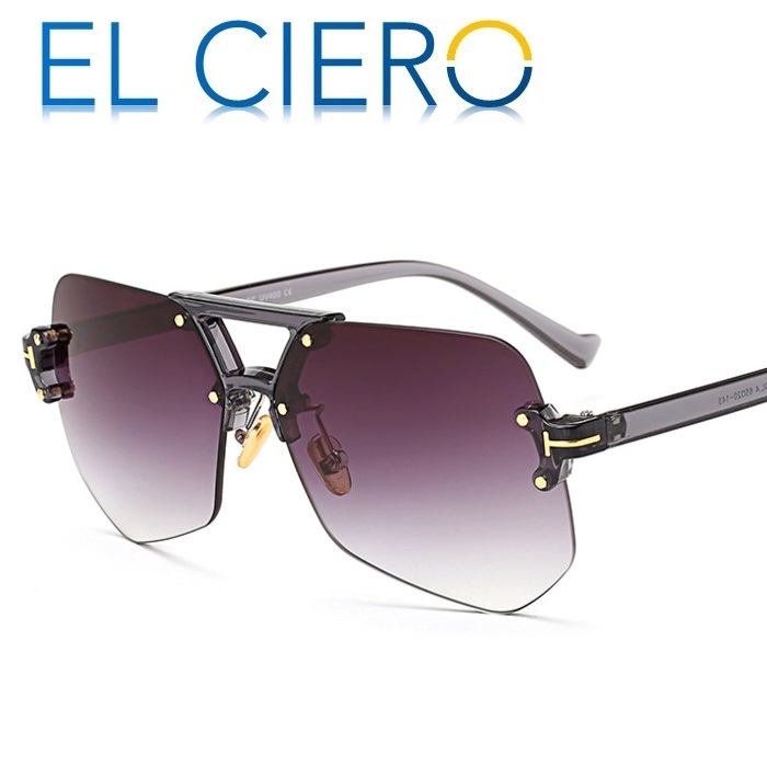 EL CIERO High Quality Fashion Sun Glasses For Men & Women Designer Sunglasses Rimless Glasses Modern Stylish Pilot Shades Eyewear UV400
EL CIERO High Quality Fashion Sun Glasses For Men & Women Designer Sunglasses Rimless Glasses Modern Stylish Pilot Shades Eyewear UV400