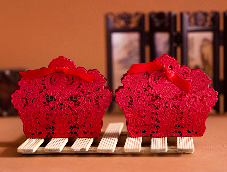 Laser Cut Wedding Favor Boxes Gold/White Wedding Candy Box Party Wedding Favors And Gifts Box For Guest Wholesale-50pc