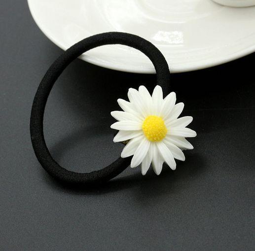 Daisy Elastic Hair Ring Rope Bands Hair Clips Ponytail Holder For Girl Kids Baby #T701
