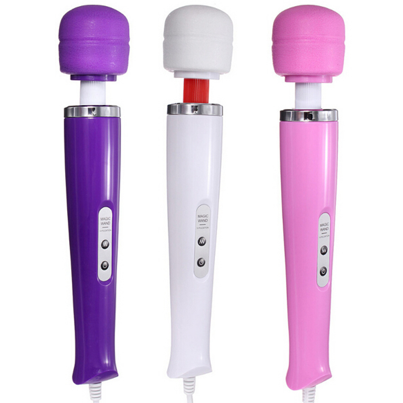 10 Speed Magic Wand Travel G-spot stimulation Massager Wired Style Personal Body Vibrator Sex Toy Product Free shipping