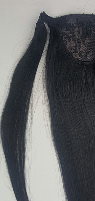 yaki drawstring ponytail hairpiece for black women wraps Clip in yaki straight Brazilian virgin hair Ponytail 4colors free ship 120g