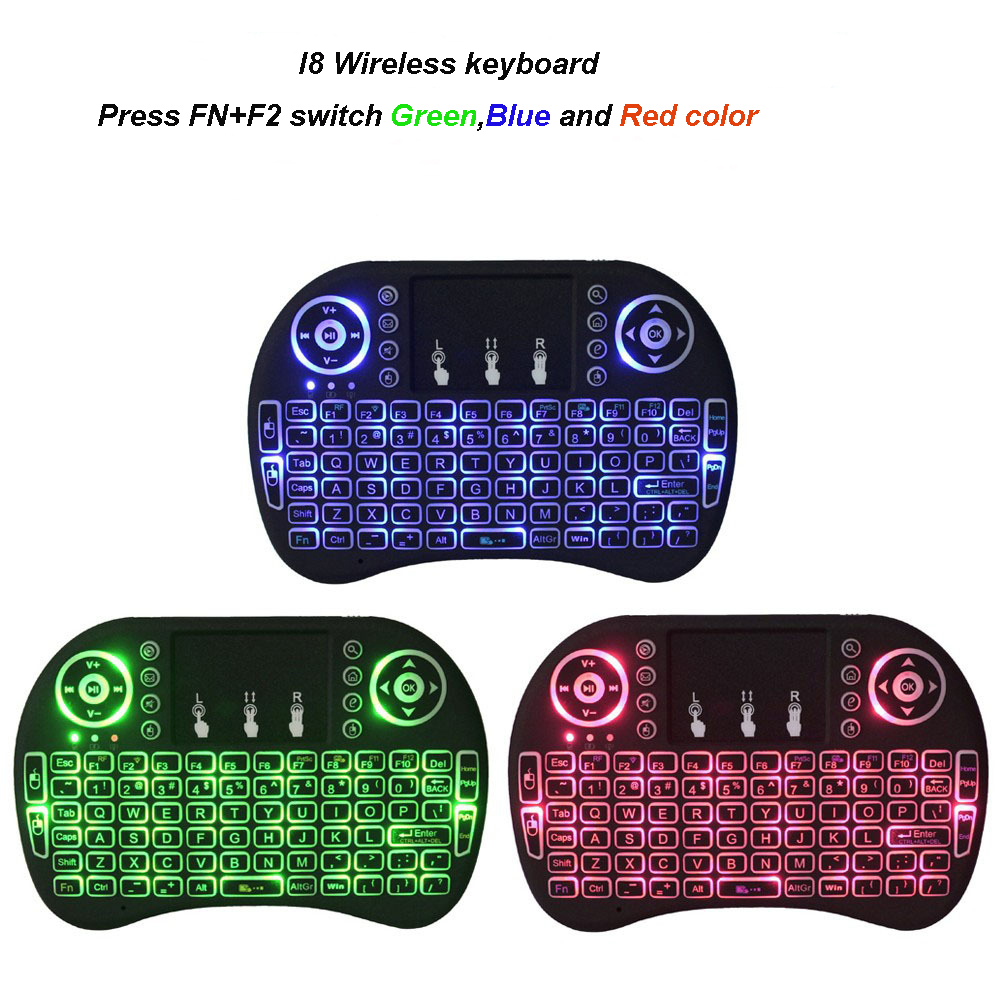 Fly Air Mouse I8 backlight Lithium battery version 2.4G Wireless Keyboard Remote Controlers touchpad for PC Notebook Android TV Box
Fly Air Mouse I8 backlight Lithium battery version 2.4G Wireless Keyboard Remote Controlers touchpad for PC Notebook Android TV Box