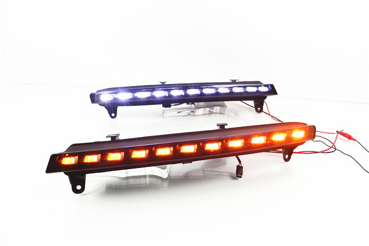For Audi Q7 2006 2007 2008 2009 06-09 LED Daytime Running Light 2pcs/set DRL Waterproof ABS DC12V DRL Fog Lamp Decoration shipping by DHL