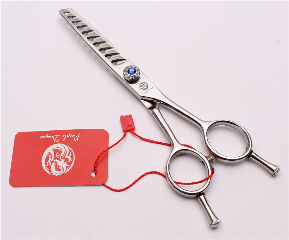 6'' Purple Dragon Japan 440C Professional Human Hair Scissors Thinning Scissor Barber" Hairdressing Shears 10 Teeth 40% Thinning Rate Z2006
6'' Purple Dragon Japan 440C Professional Human Hair Scissors Thinning Scissor Barber" Hairdressing Shears 10 Teeth 40% Thinning Rate Z2006