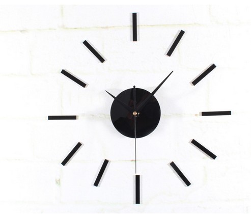High-grade metal texture DIY hanging watch fashion creative combination clock self-adhesive clock earth Hao gold diy bell