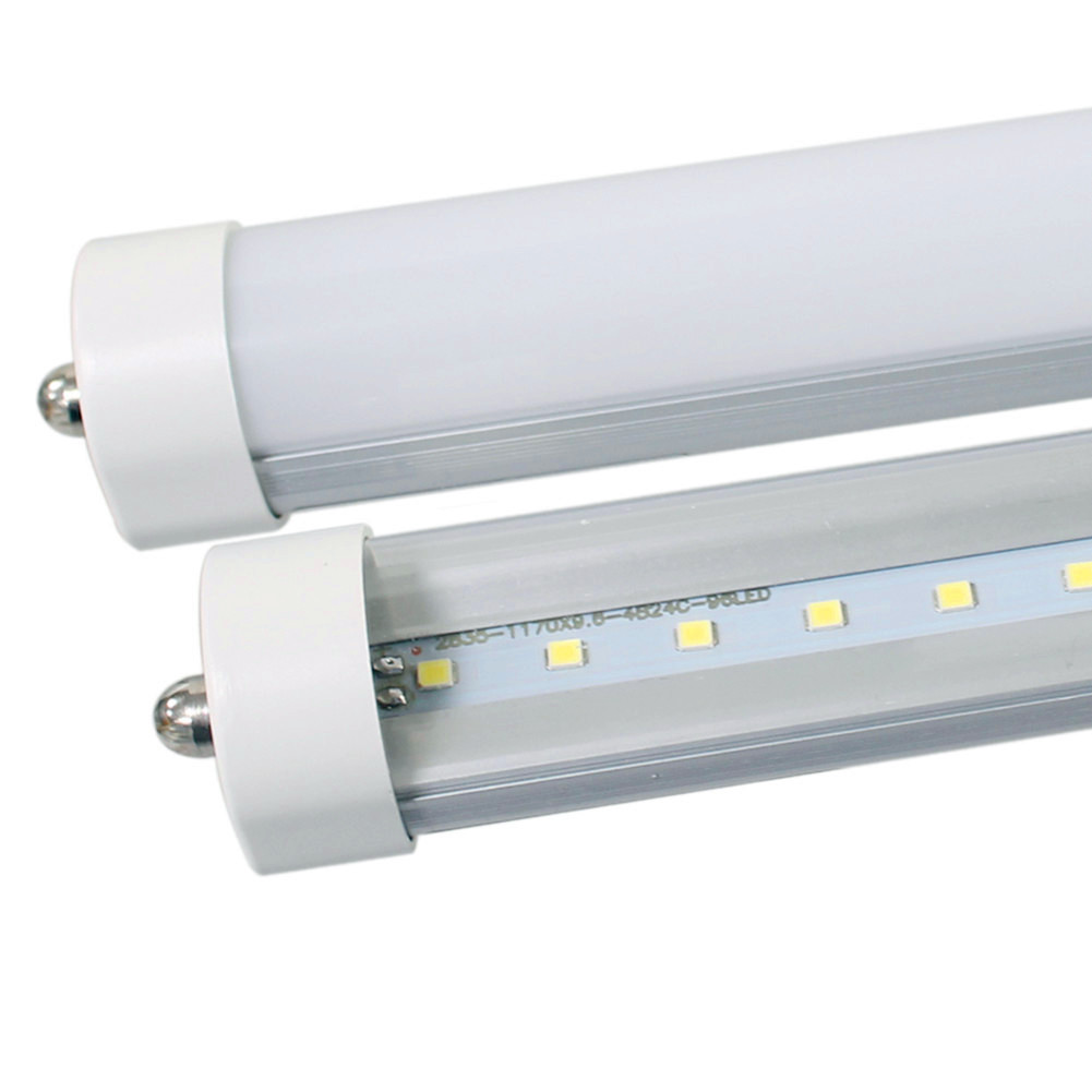UL FCC 8ft led t8 tubes T8 Single Pin FA8 LED Tubes Light 45W 72W High Lumens AC 85-265V Stock In US
