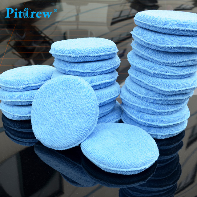 Wholesale- (10pieces/lot) Car washer Blue Microfiber Wax Applicator Polishing Sponges pads 5" Diameter Sponges Car &Motorcycles Accessories
Wholesale- (10pieces/lot) Car washer Blue Microfiber Wax Applicator Polishing Sponges pads 5" Diameter Sponges Car &Motorcycles Accessories