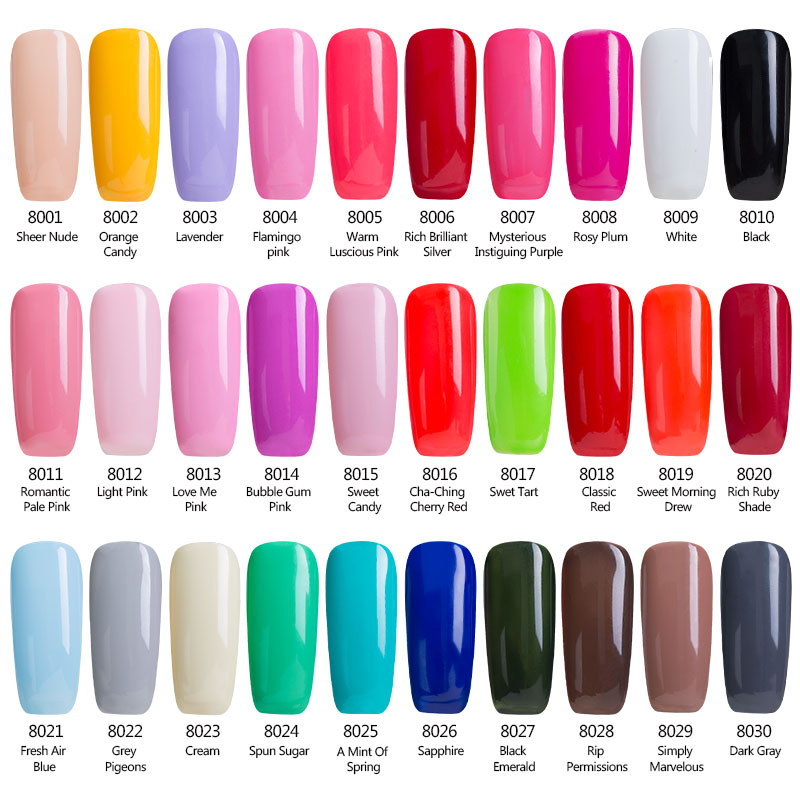 Wholesale- Modelones 7ML Nude Pink Color Gel Polish UV Soak Off Nail Gel Lak Vernis Semi Permanent Nail Gel Lacquer Diamond Glitter Polish