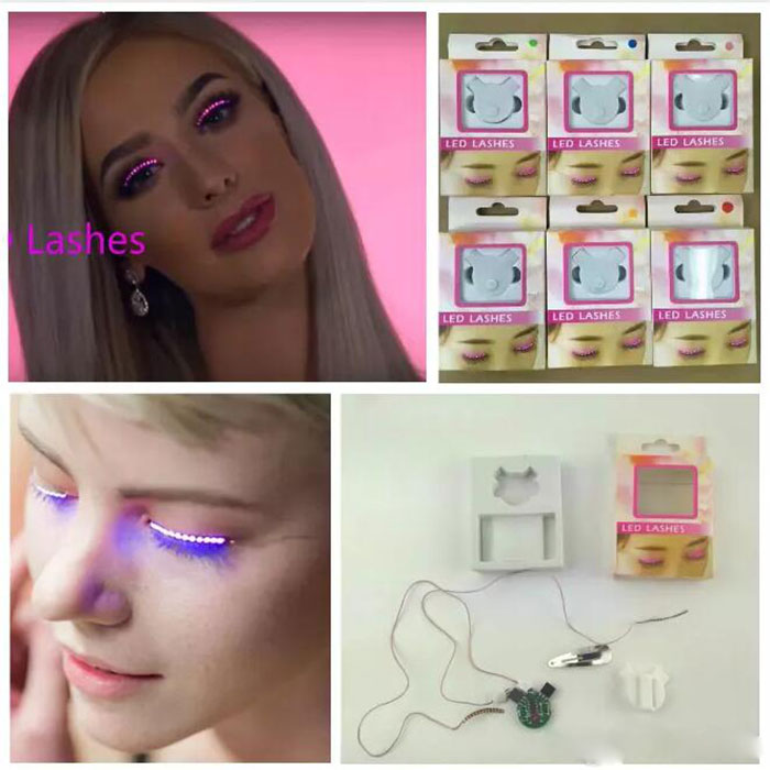 New arrival LED Eyelashes False Eyelashes Fashion Glowing LED Interactive Flashes for Dance Concert Christmas Halloween Nightclub Party
New arrival LED Eyelashes False Eyelashes Fashion Glowing LED Interactive Flashes for Dance Concert Christmas Halloween Nightclub Party
