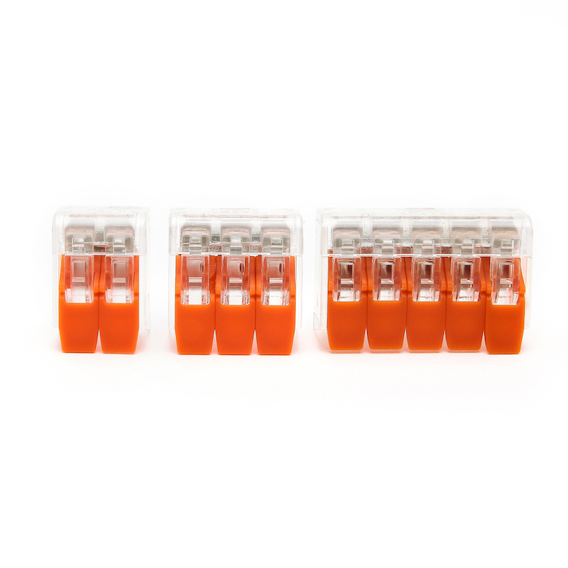 250PCS Lever-Nut Assortment Pack Conductor Compact Splicing Wire Connector 450V 24-12AWG 221-412 221-413 221-415 assortment kit
250PCS Lever-Nut Assortment Pack Conductor Compact Splicing Wire Connector 450V 24-12AWG 221-412 221-413 221-415 assortment kit